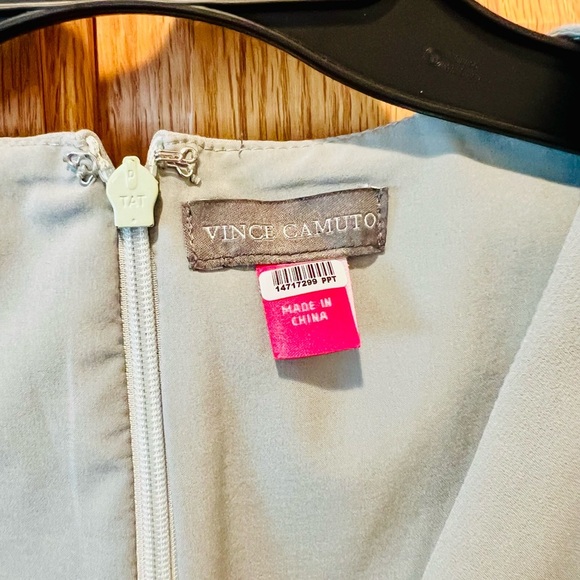 Vince Camuto Ethereal Dawn Smoked Sage Green Sleeveless Romper Jumpsuit Size 0 - Picture 9 of 15